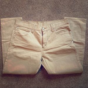 Men’s khaki Levi’s 508